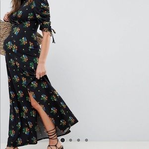 ASOS maternity maxi floral dress- US6